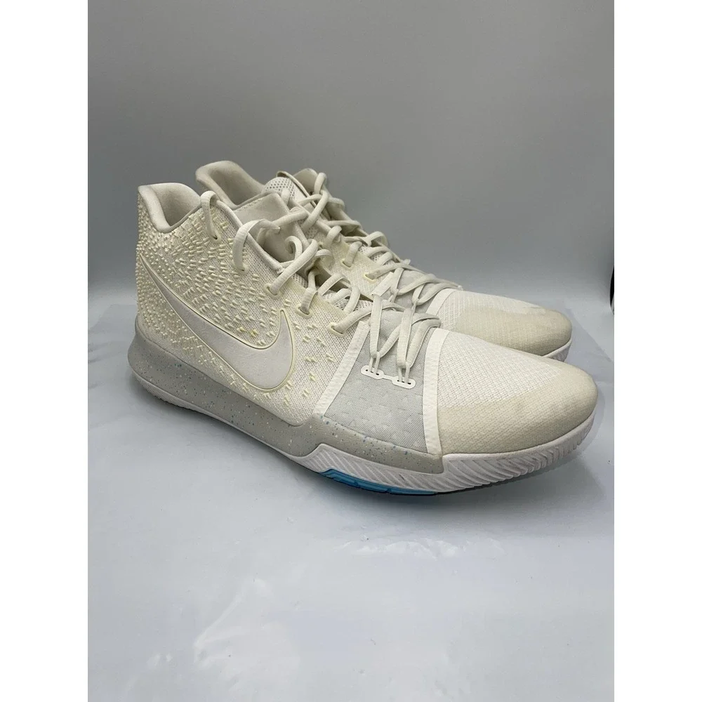 Nike‎ Kyrie 3 Ivory - 852395-101 Size 16 Ivory/Pale Grey-Light Bone